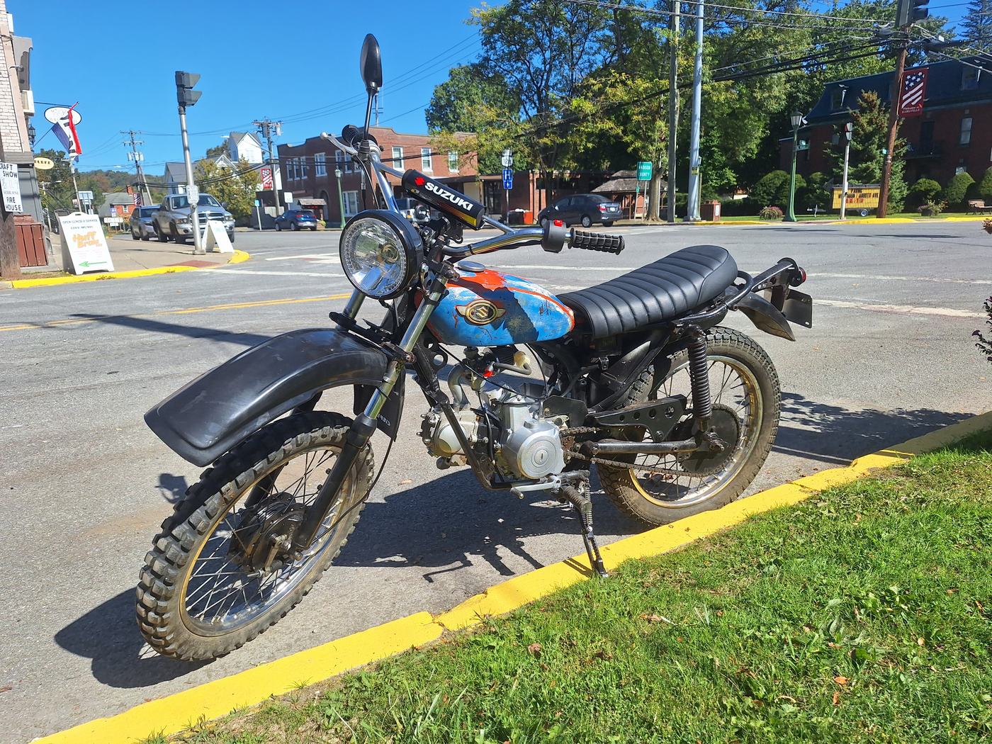 1971 Suzuki TS90, finished build