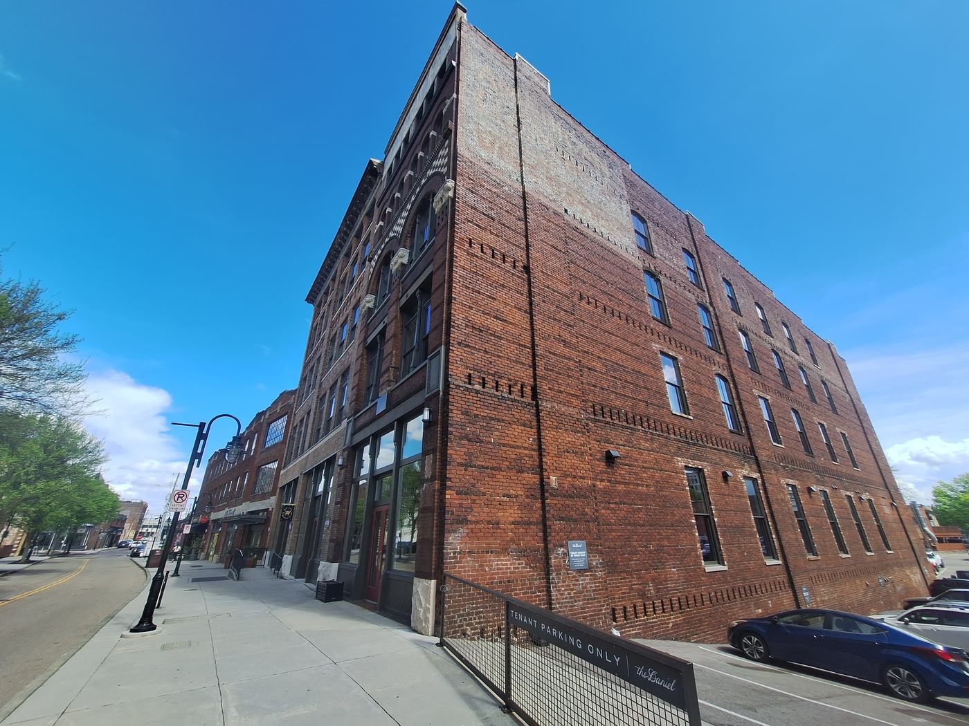 Historic brick building in downtown Knoxville, Tennessee