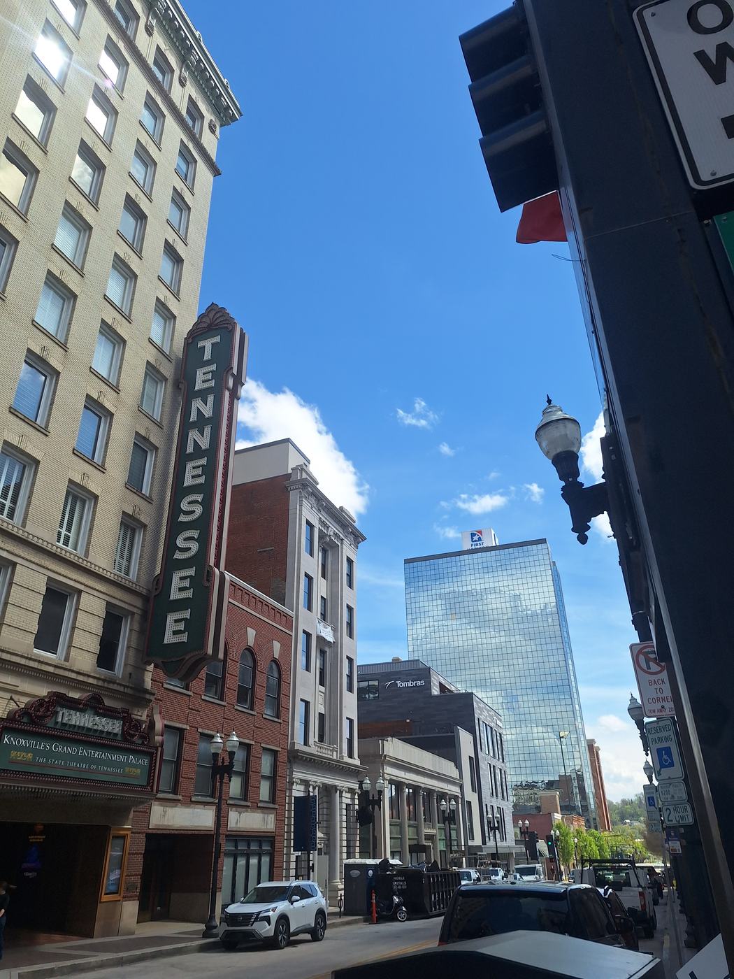 Tennessee Theatre marquee, downtown Knoxville