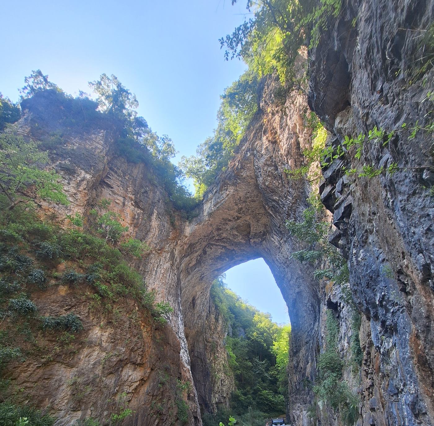 Natural Bridge rock arch, Virginia